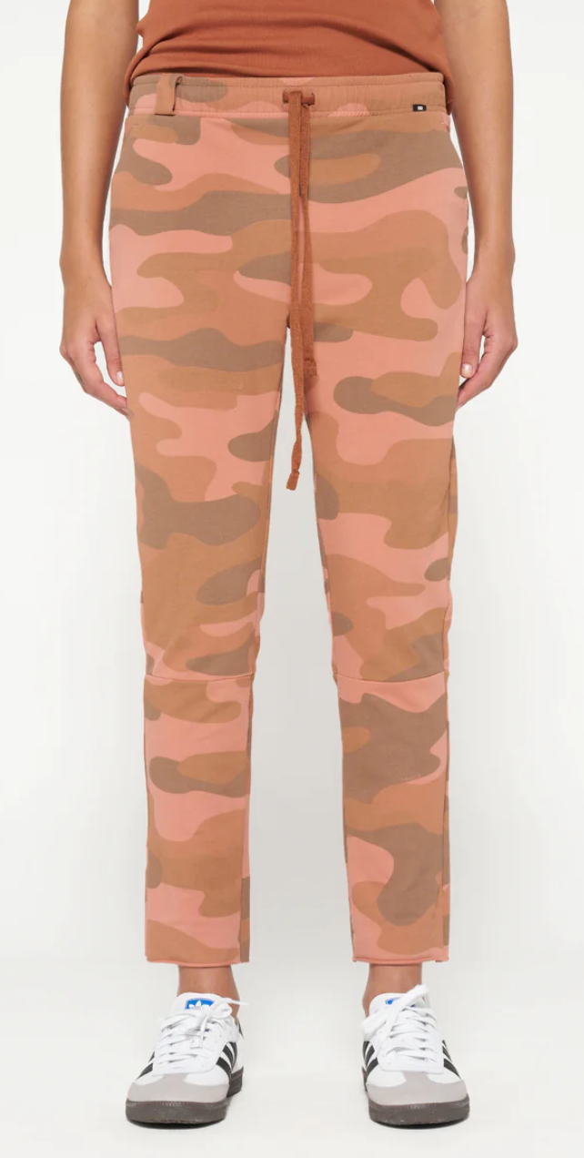 Cropped Jogger Camo saddle brown - 10Days