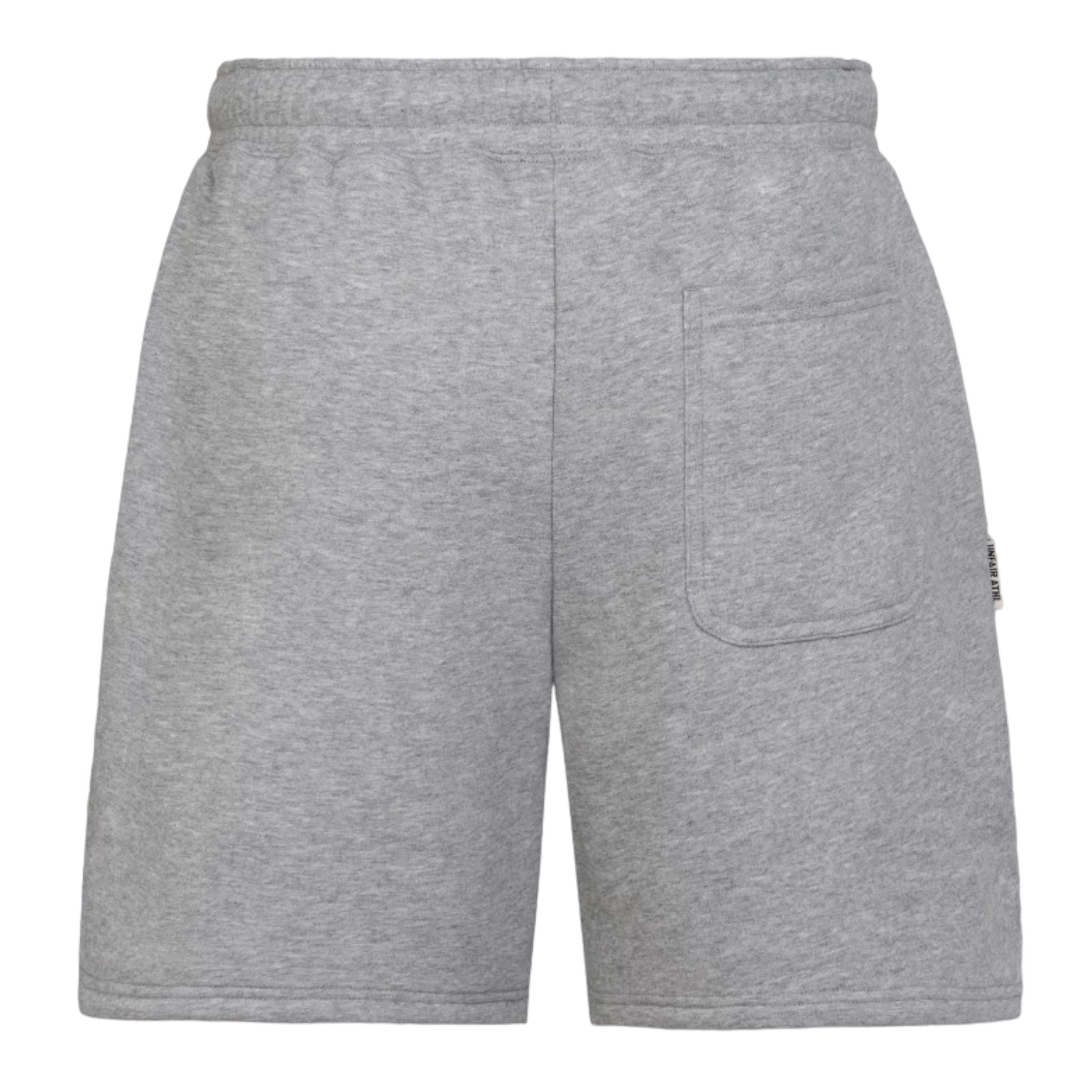 Velour Patch Shorts Grey - Unfair Athletics