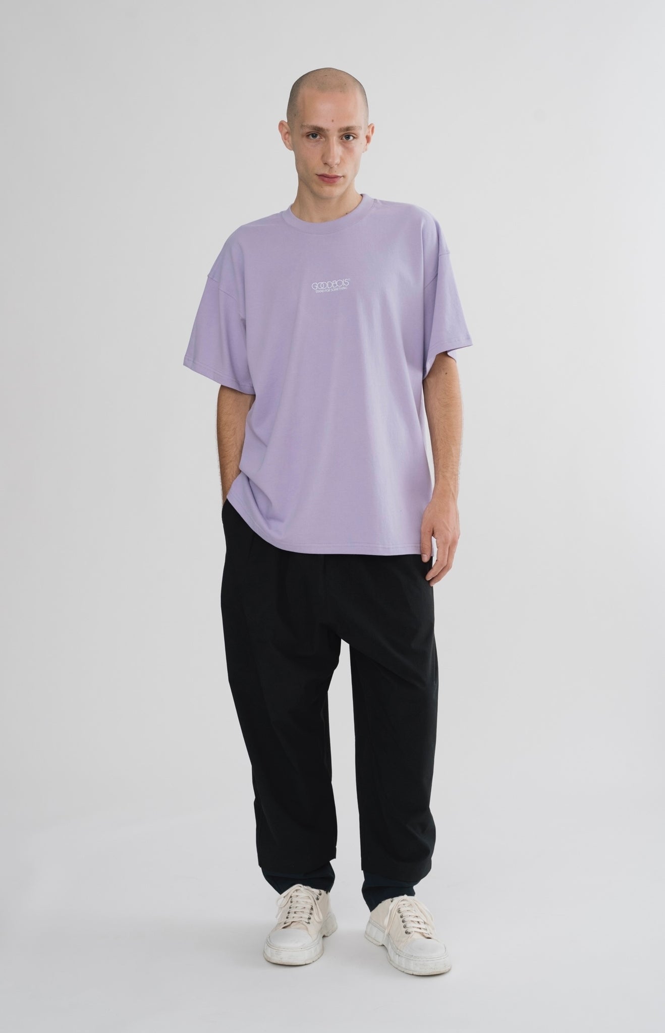 Solar T-Shirt Oversize Lilac - Goodbois