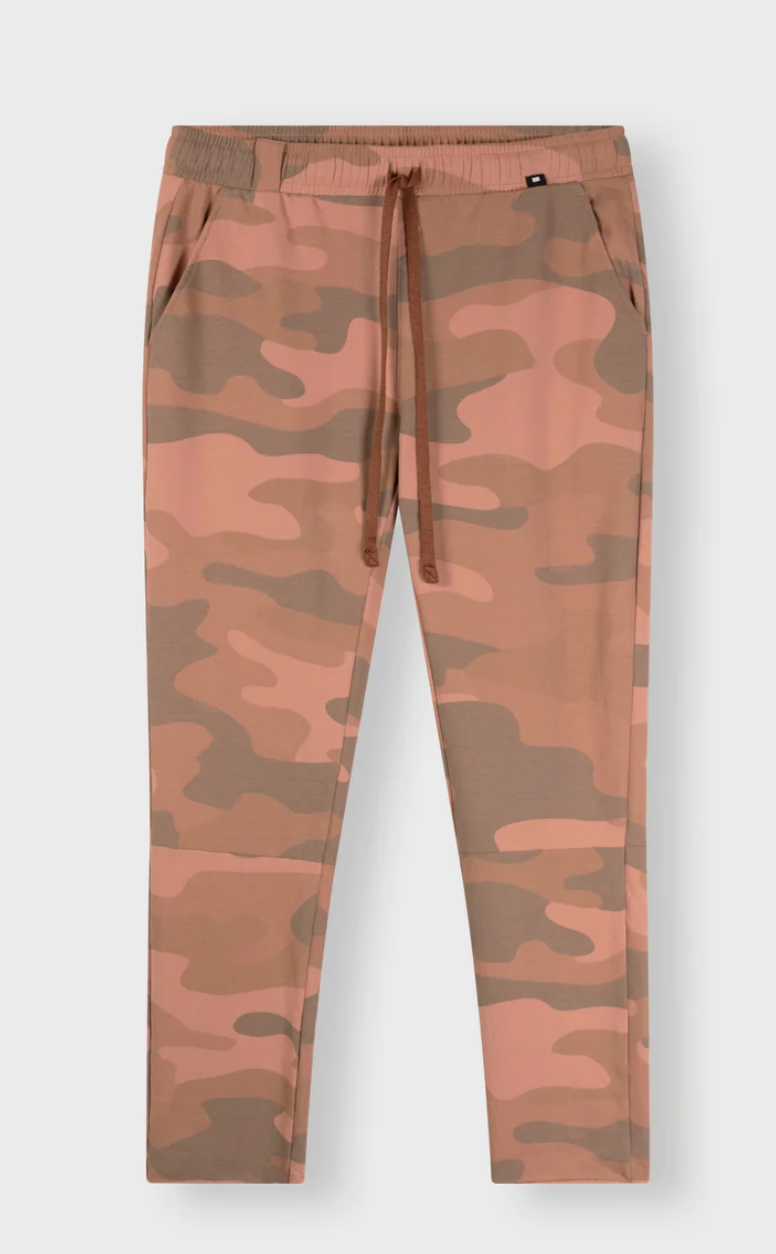 Cropped Jogger Camo saddle brown - 10Days