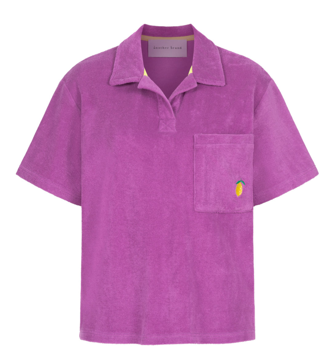 Polo Frottee lila  - another brand