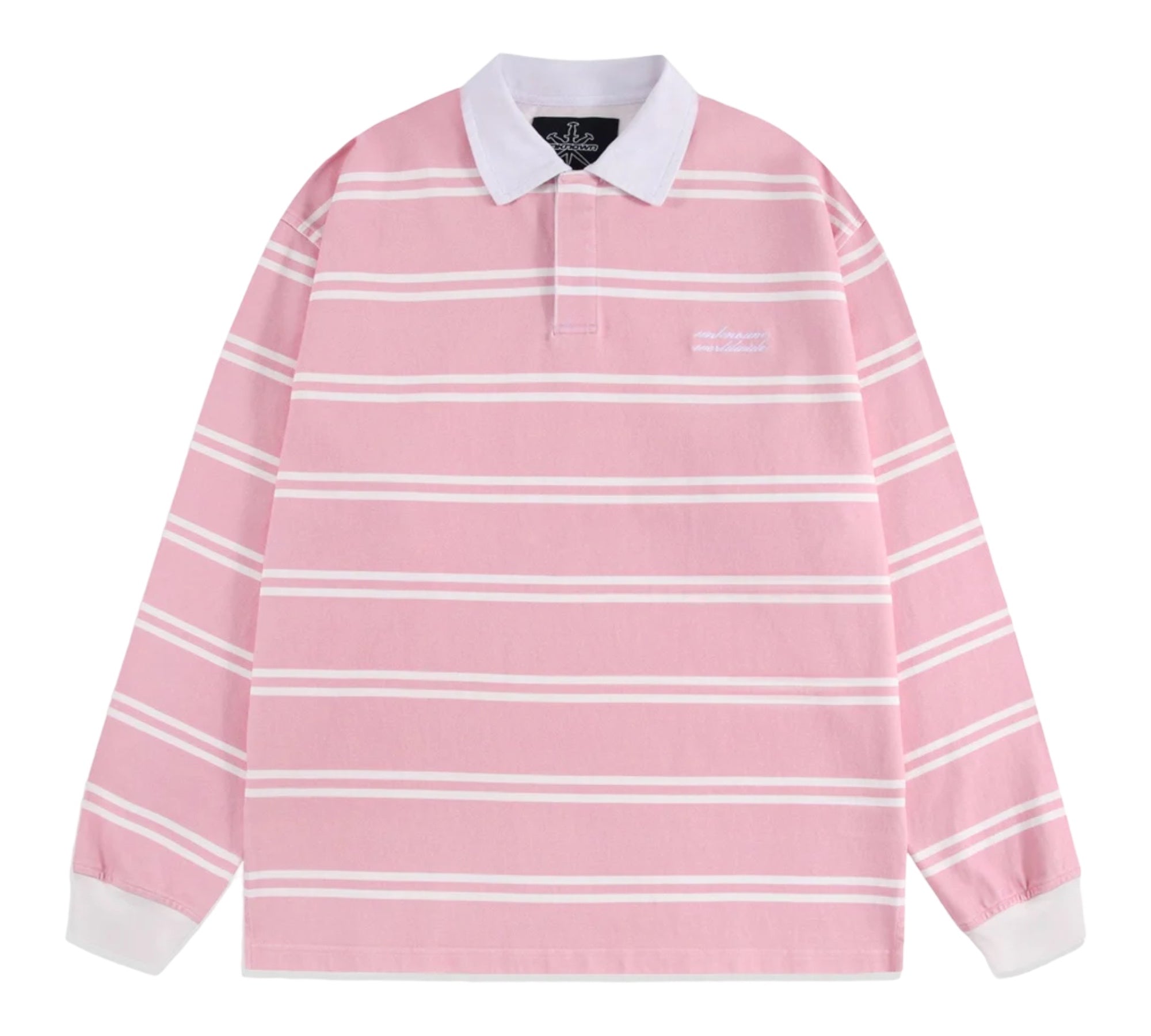 Pink LS Polo   - Unknown London