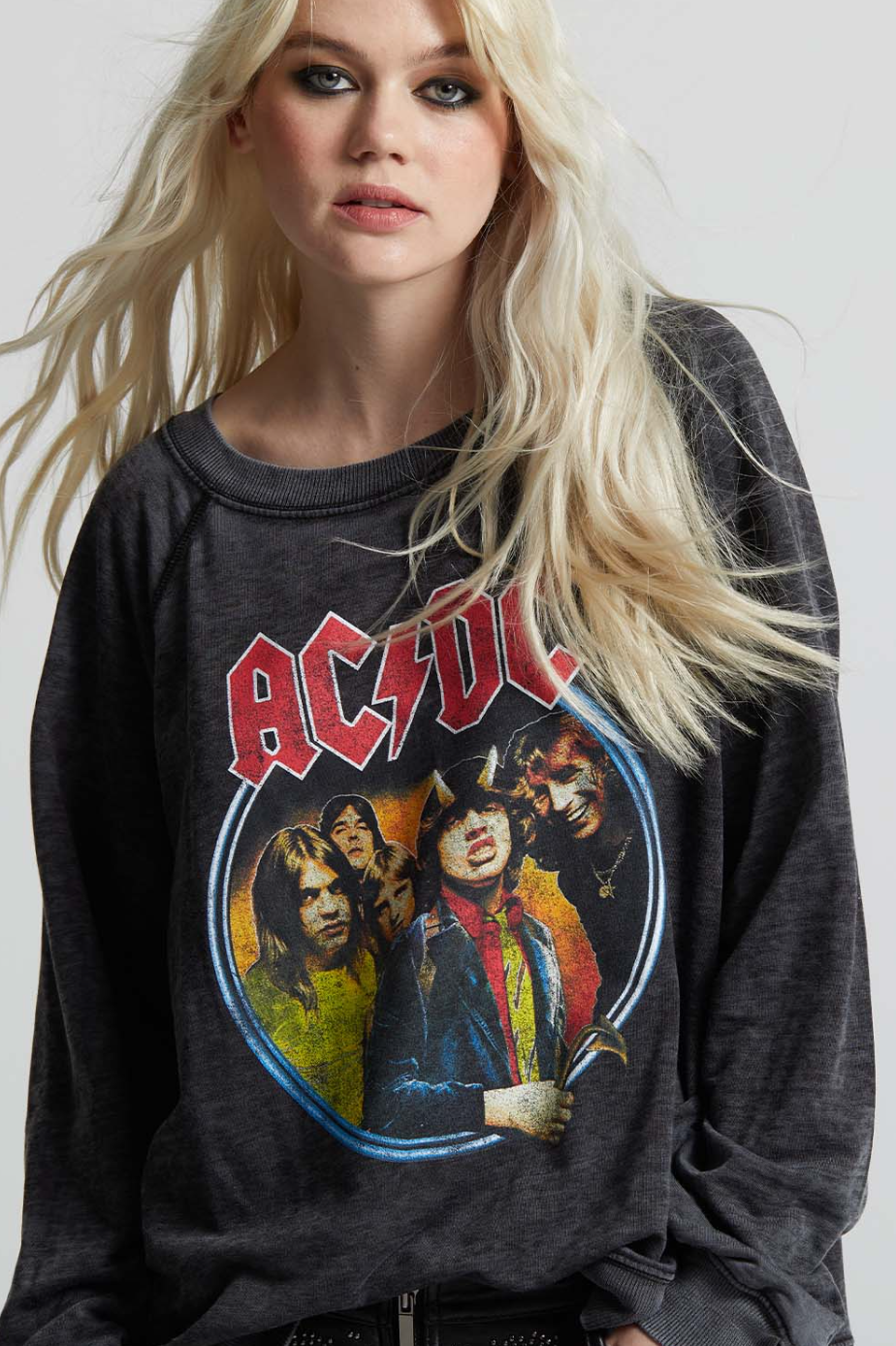 AC/DC 1979 Tour Sweatshirt - Recycled Karma Brands