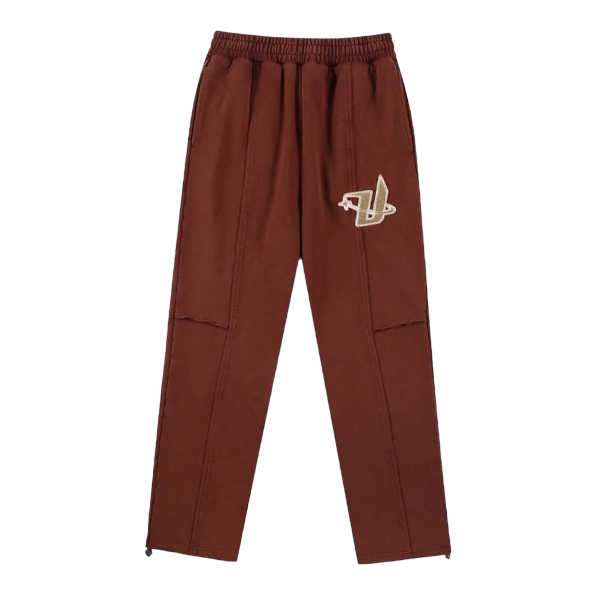 Panelled Brown Jogger - Unknown London