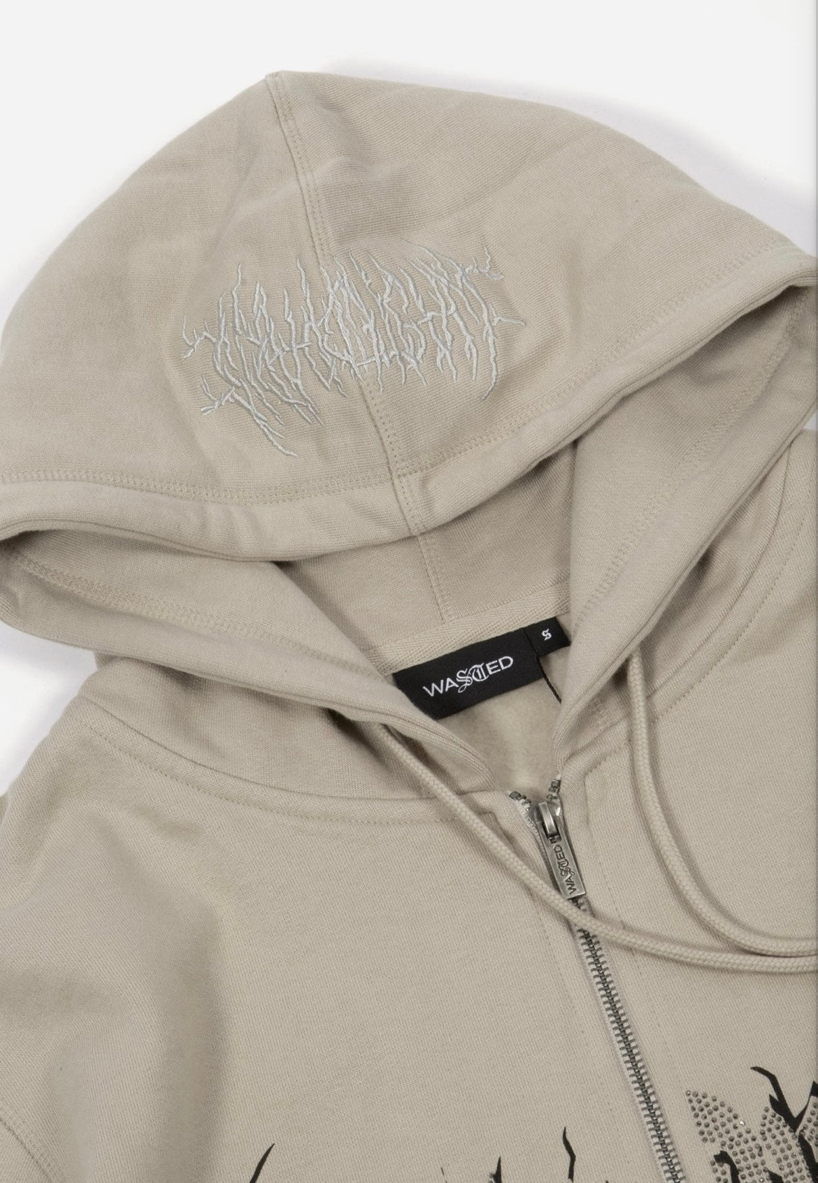Iron Bliss Zip Hoodie Sand - Wasted Paris