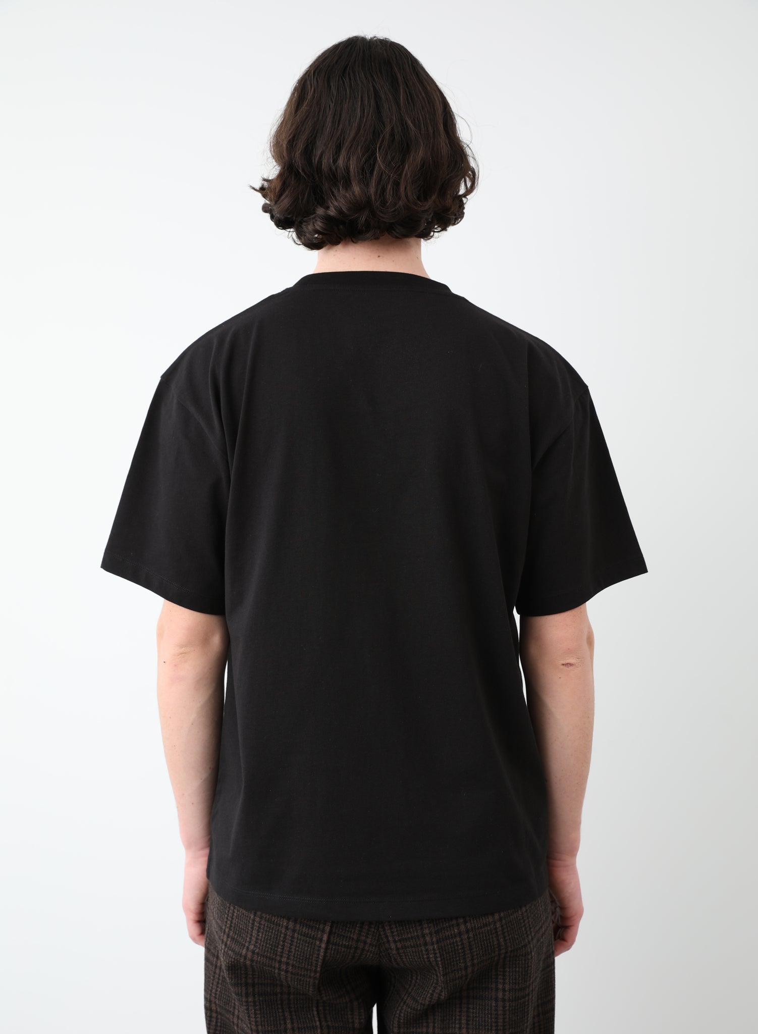 Men Big Logo T-Shirt Knit Black - Rassvet (PACCBET)
